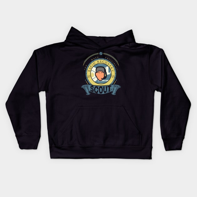 Scout - Blue Team Kids Hoodie by FlashRepublic